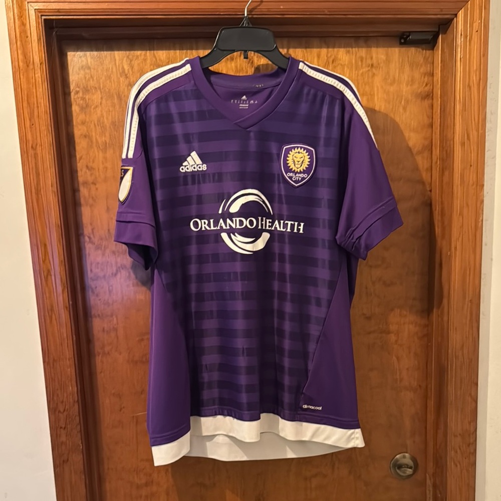 Adidas climacool Orlando City MLS Health Purple Soccer Jersey XL